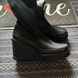 Vagabond black wedge heelBoots